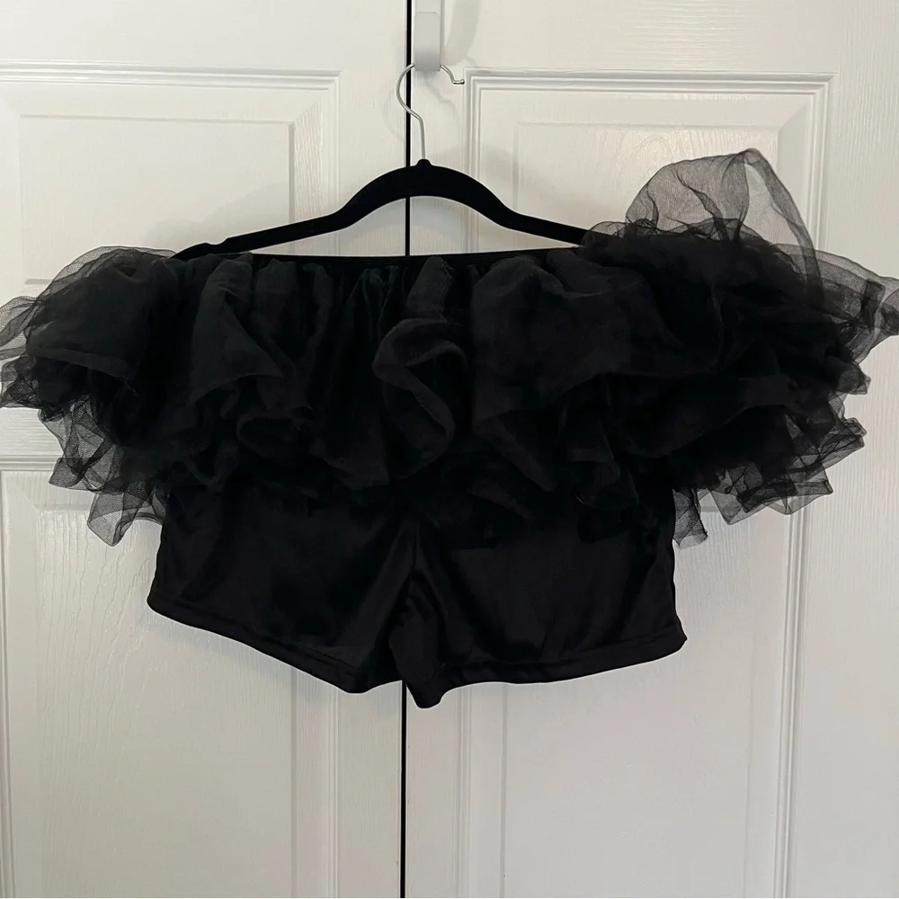 Costumes USA Black TuTu and Shorts Size S - Picture 1 of 5